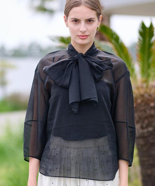 DRESSTERIOR（ドレステリア） ブラウス シャツ 「2WAY/清涼感」袖