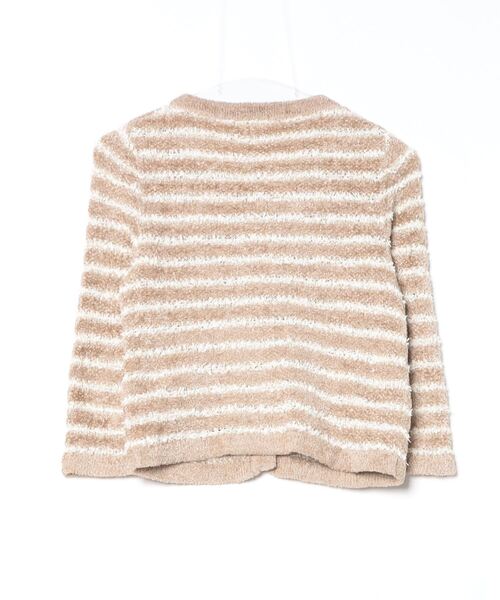 「TIARA」 7分袖ニットカーディガン - ブラウン レディース_画像2