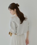 tシャツ 「7分袖」肩リボンワンショルルーズス...の詳細画像4