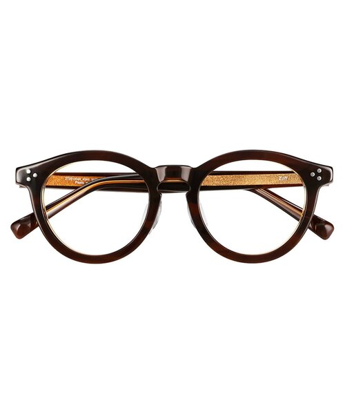 Zoff（ゾフ） 伊達メガネ メガネ 眼鏡 ボストン型 メガネ｜黒縁