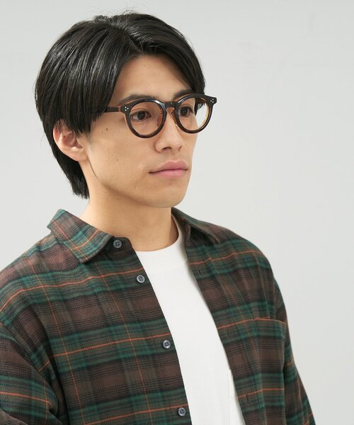 Zoff（ゾフ） 伊達メガネ メガネ 眼鏡 ボストン型 メガネ｜黒縁