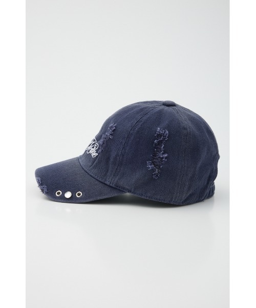 SLY キャップ 帽子 DAMAGE PIERCE CAP ダメージ ピアス