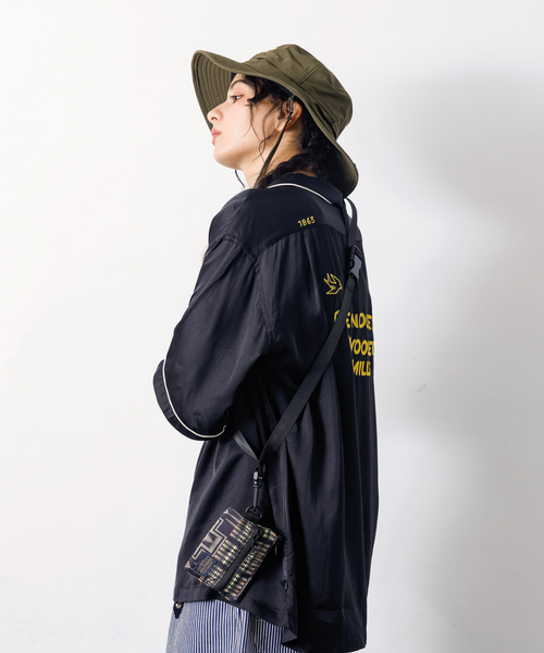 PENDLETON/別注Big Size OP Collar Gather SH PENDLETON シャツ 「PENDLETON/ペンドルトン」Piping Open