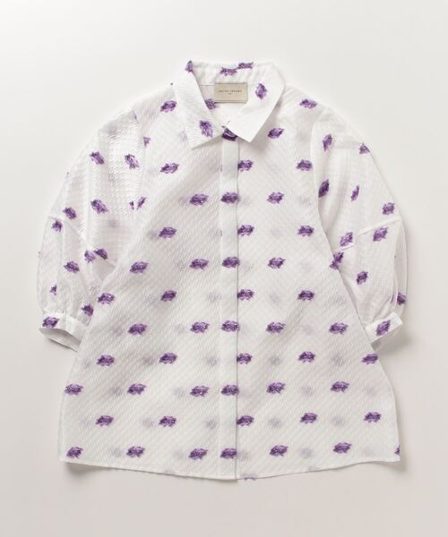 「UNITED ARROWS」 半袖シャツ 36 ホワイト レディース