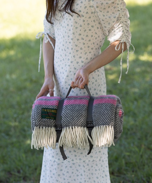 TWEED MILL（ツイードミル） ポロピクニックラグ 145×183cm ニュー