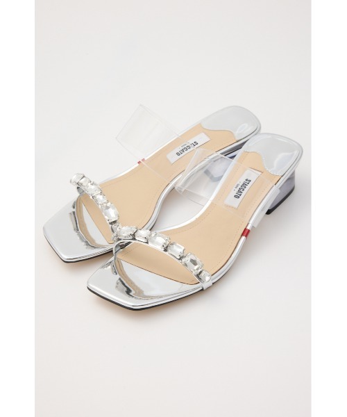 staccato ビジューサンダル STACCATO サンダル ビジューコンビソフティーコンフォート