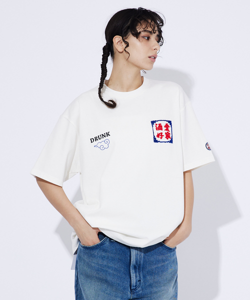 ABAHOUSE tシャツ 「YOIDORE/ヨイドレ 」スーベニアTシャツ2/ 酒