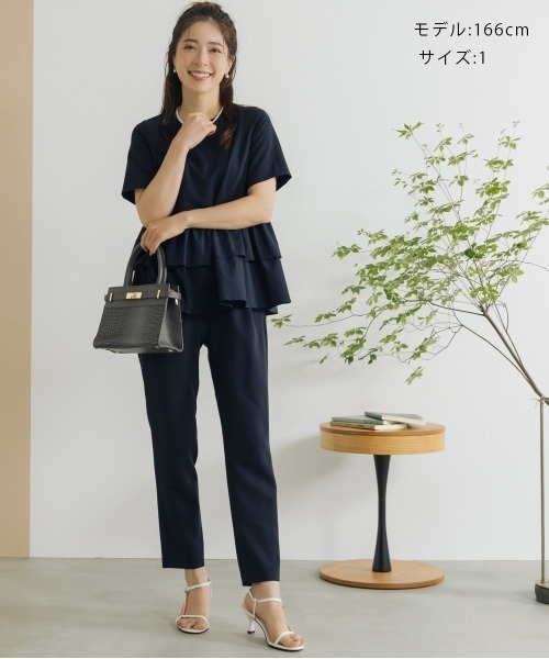 美品sono センタープリーツマニッシュパンツ 未使用完売品 ソーノ ネイビー Sono（ソーノ） パンツ 「SONO/ソーノ」「SONO NAVY/ソーノネイビー