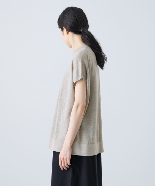 かぐれ　リネンノースリーブニット かぐれ（カグレ）の「リネンノースリーブニット（ニット