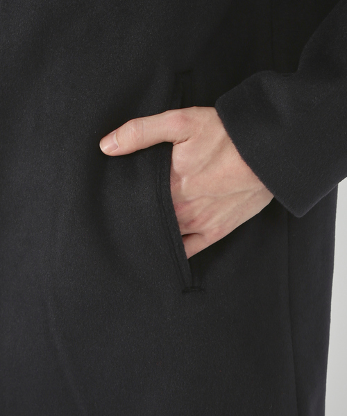 「ABAHOUSE」 コート 50 ダークネイビー メンズ_画像9