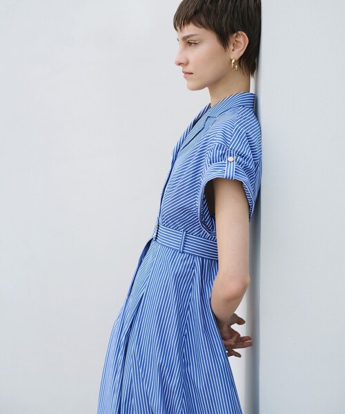 allureville（アルアバイル） シャツワンピース ストライプドレス