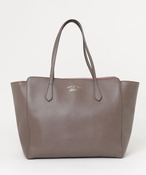 GUCCI 「GUCCI」 トートバッグ - ブラウン レディース