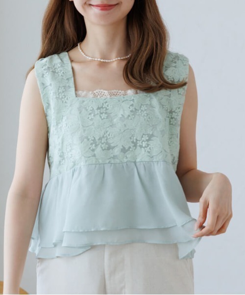 lace bustier レースビスチェ　キャミソールwillfully flower（ファッション） キャミソール ボタニカルレースビスチェ