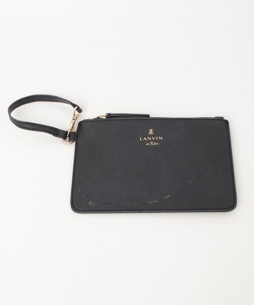 LANVIN en Bleu 2WAYバッグ☆ブラック LANVIN en Bleu クラリス 2wayバッグ ブラック -ファッション