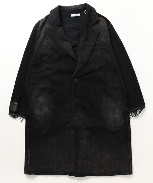 JieDa（ジエダ） チェスターコート 2 ブラック メンズ : ZOZOTOWN