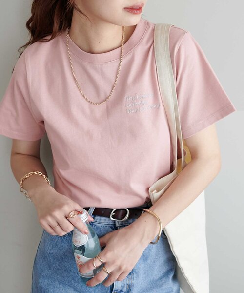 「DISCOAT」 半袖Tシャツ MEDIUM グレー レディース