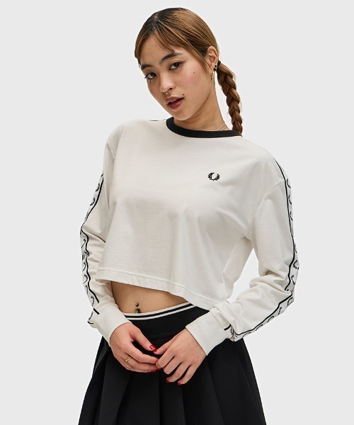 tシャツ Taped Long Sleeve T-Shirt／テープロンT レディース