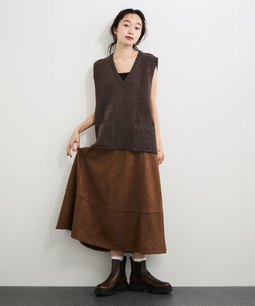 【美品】ENESS エネス 本革 サイドゴアブーツ〈定価18,700円〉 eness ブーツ 「ENESS/エネス」サイドゴアブーツ レディース