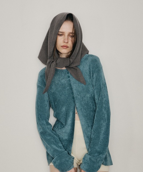 room153 スカーフ バンダナ トライアングルニットスカーフ レディース