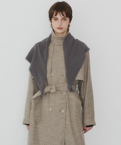 room153 スカーフ バンダナ トライアングルニットスカーフ レディース