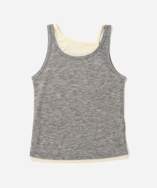 tシャツ Lara Double Color Tank Top レディース