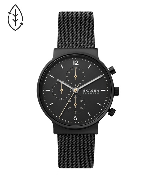 「SKAGEN」 アナログ腕時計 FREE ブラック メンズ_画像7