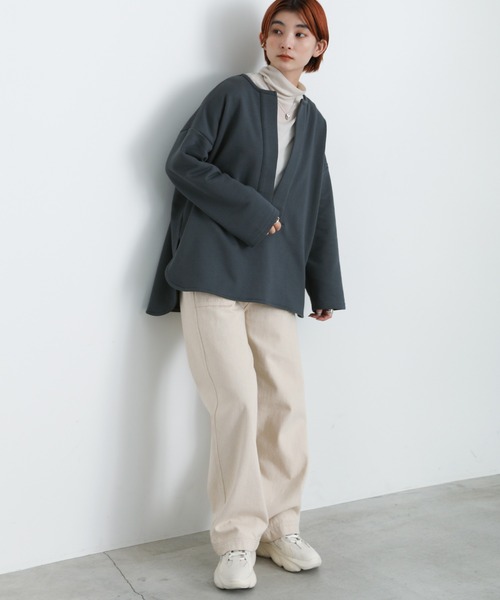 「select MOCA」 スウェットカットソー FREE アイボリー レディース_画像4