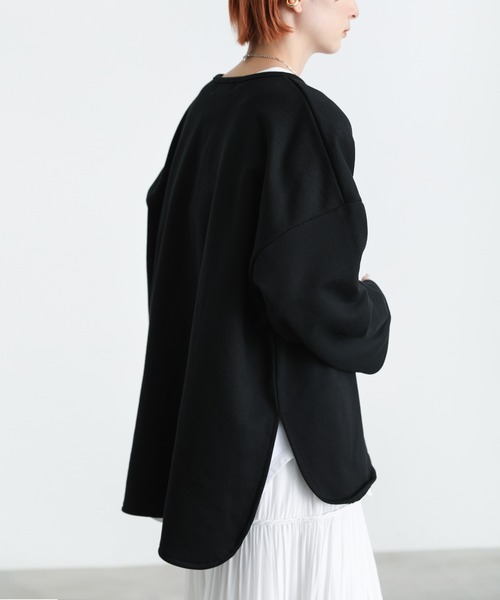 「select MOCA」 スウェットカットソー FREE アイボリー レディース_画像7