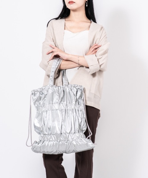 ACOC トートバッグ 「ACOC/アコック」トートバッグ 巾着バッグ Tiered