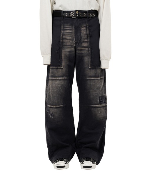 カーゴパンツ Repaired Serge Work Pants メンズの画像