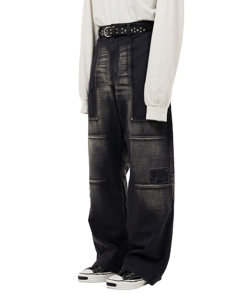 カーゴパンツ Repaired Serge Work Pants メンズの画像