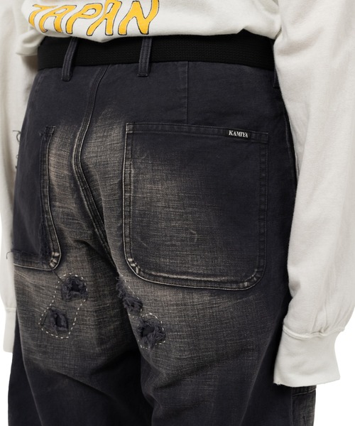 カーゴパンツ Repaired Serge Work Pants メンズの画像