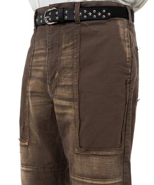 カーゴパンツ Repaired Serge Work Pants メンズの画像