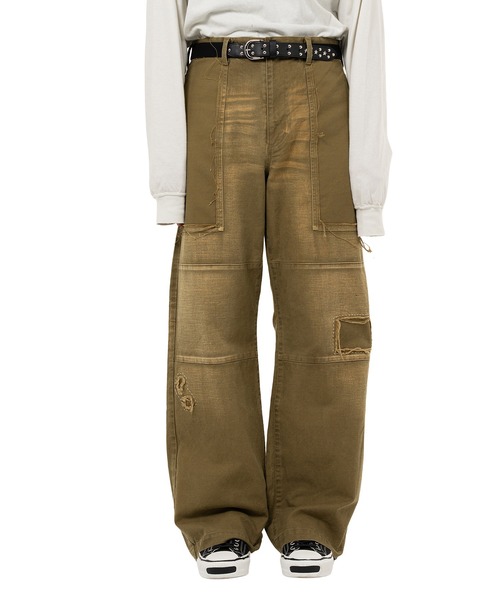 カーゴパンツ Repaired Serge Work Pants メンズの画像