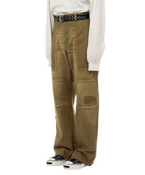 カーゴパンツ Repaired Serge Work Pants メンズの画像