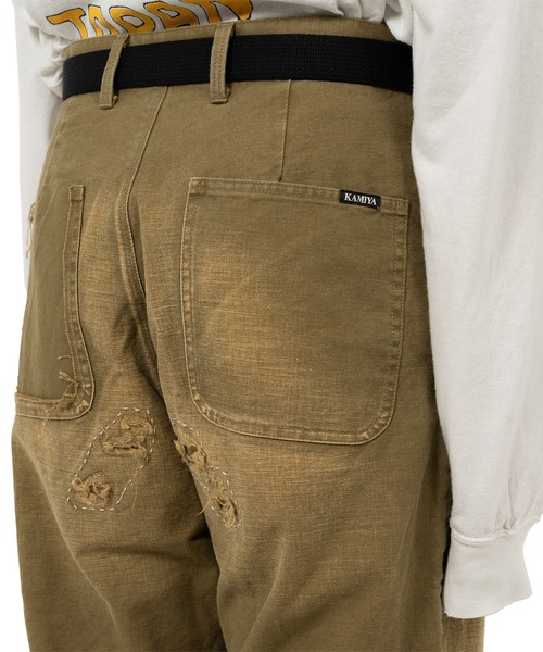 カーゴパンツ Repaired Serge Work Pants メンズの画像