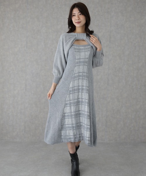 Lace Ladies（レースレディース） ワンピース 配色 チェック柄