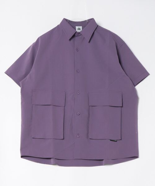 「aimoha」 半袖シャツ MEDIUM パープル レディース_画像5