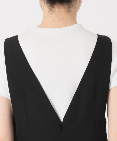 NOBLE（ノーブル） ワンピース 「WEB限定追加」ストレートVネック