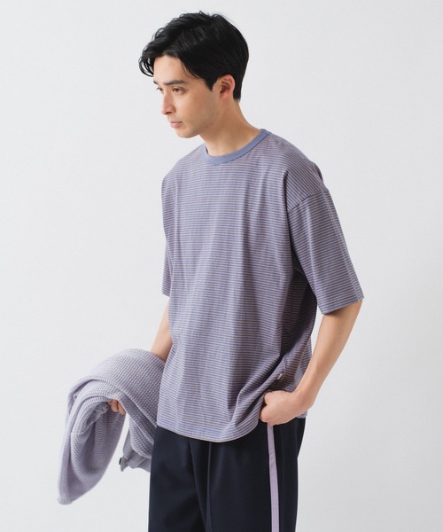 「WHIMSIC」 半袖Tシャツ FREE ブラウン メンズ_画像9