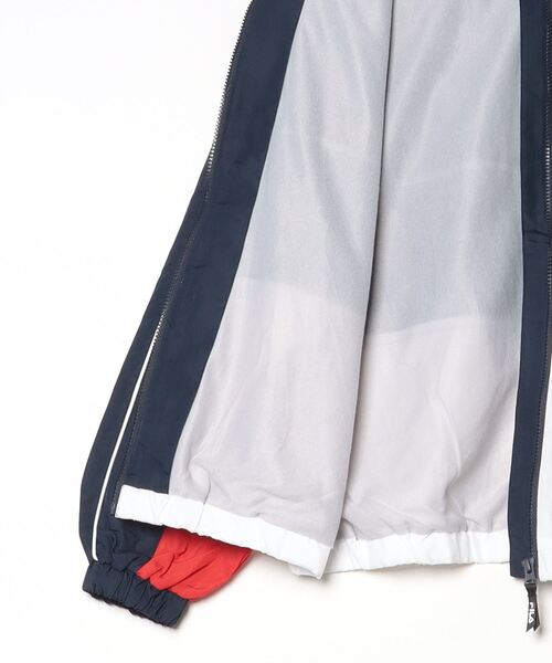 新品未使用 FILA　 ジップアップジャケット　レディース　 XL FILA（フィラ） ジップアップブルゾン X-LARGE グレー×ピンク