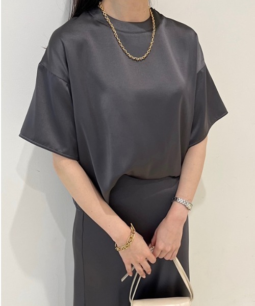 「Mila Owen」 半袖ブラウス 1 ベージュ レディース_画像2