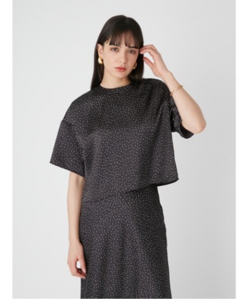 「Mila Owen」 半袖ブラウス 1 ベージュ レディース_画像3