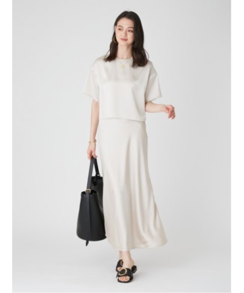 「Mila Owen」 半袖ブラウス 1 ベージュ レディース_画像6