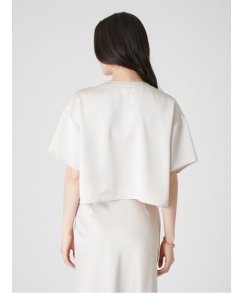 「Mila Owen」 半袖ブラウス 1 ベージュ レディース_画像10