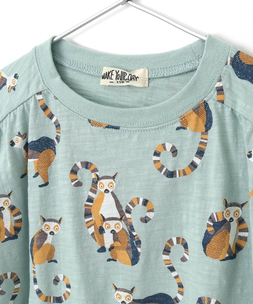 「MAKE YOUR DAY」 「KIDS」半袖Tシャツ 150 ベージュ キッズ_画像4