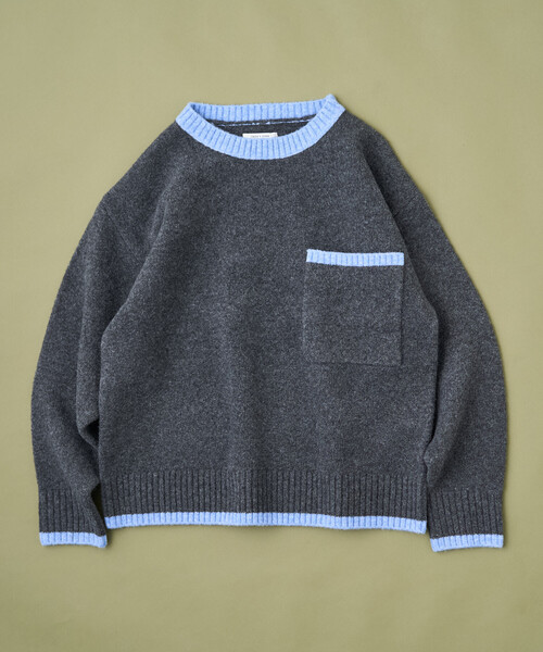 フリークスストア★ニット FREAK'S STORE（フリークスストア） ニット セーター 配色 ポケット