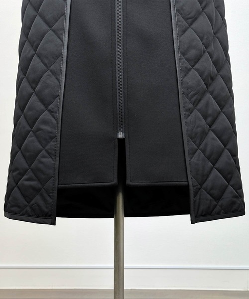 LUGIVA（ルギヴァ） スカート フロントジップキルティングスカート