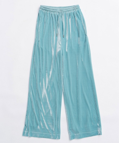 MAISON SPECIAL（メゾンスペシャル） パンツ Multi Fabric Velour Easy