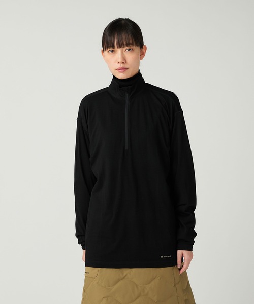 snow peak tシャツ Snow Peak / Merino Wool Half Zip Pullover メリノ
